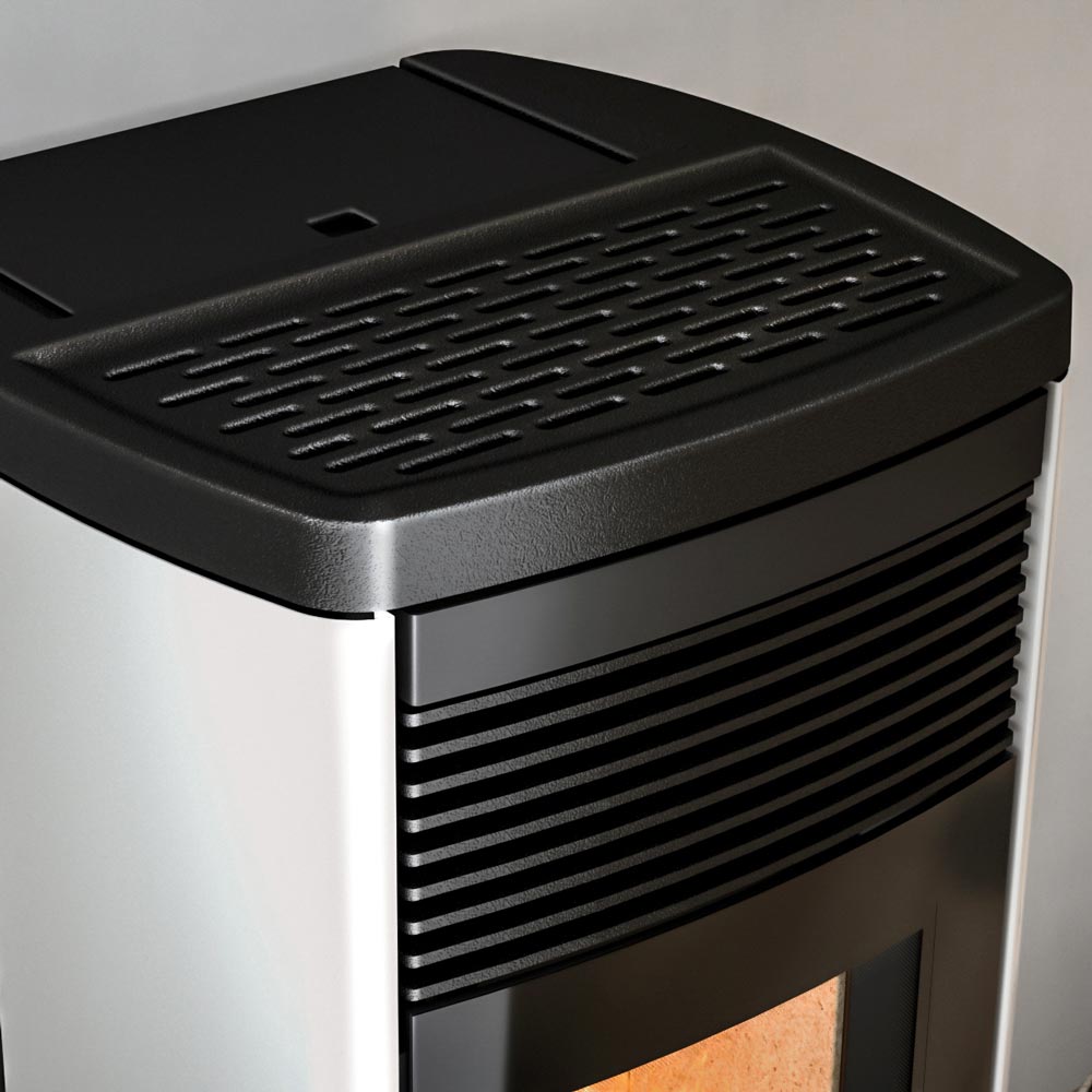 stufa a pellet nobis mod. a13 zenith plus particolare