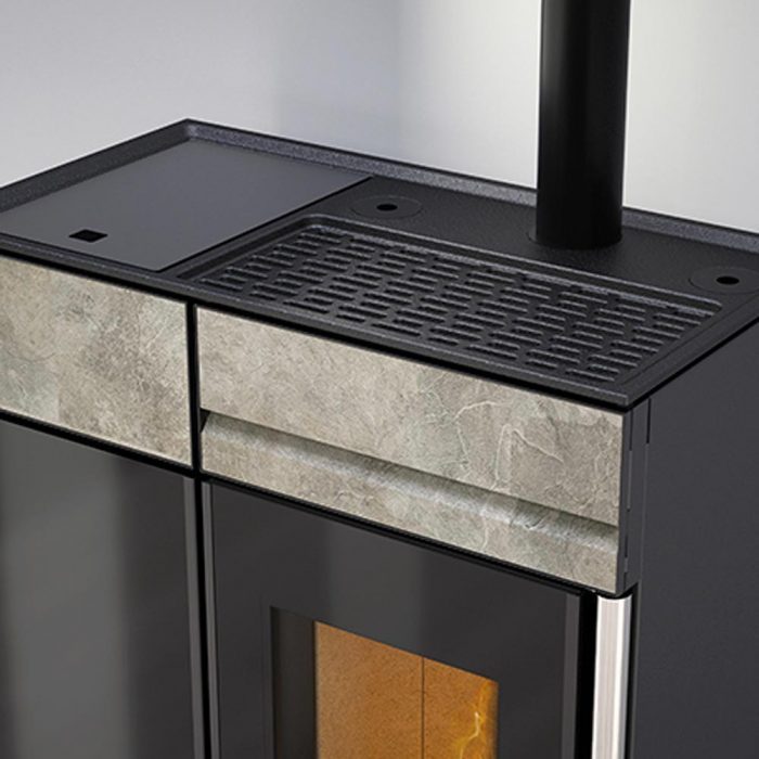 stufa a pellet nobis mod. a10 c light 2020 particolare