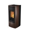 stufa a pellet nobis mod. a9 zenith bronzo