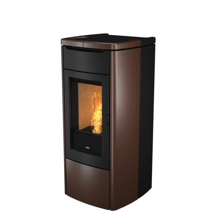 stufa a pellet nobis mod. a9 zenith bronzo