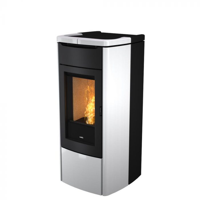 stufa a pellet nobis mod. a9 zenith bianco