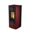 stufa a pellet nobis mod. a9 zenith rosso