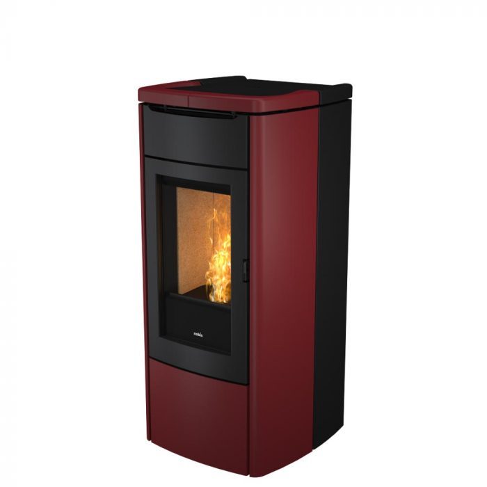 stufa a pellet nobis mod. a9 zenith rosso