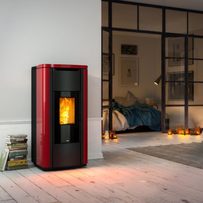 termostufa a pellet nobis mod. h20 shape - 2